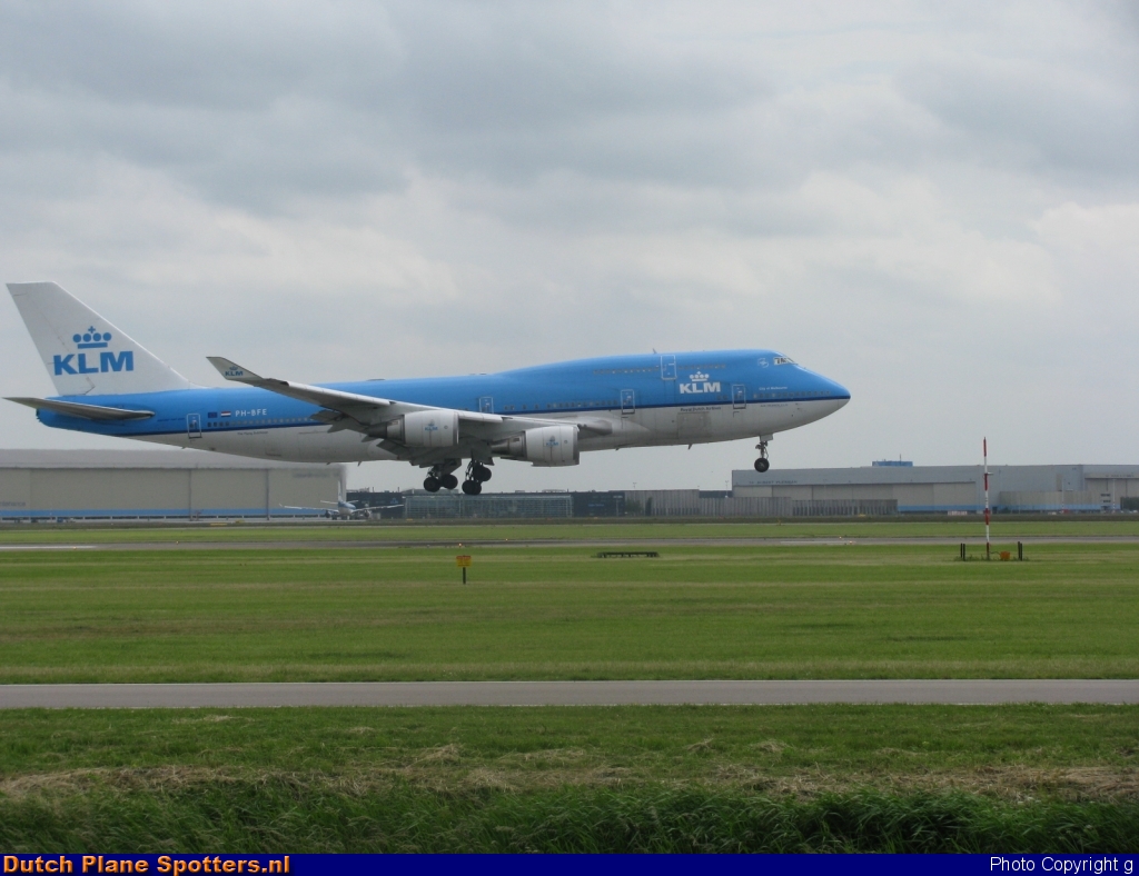 PH-BFE Boeing 747-400 KLM Royal Dutch Airlines by g