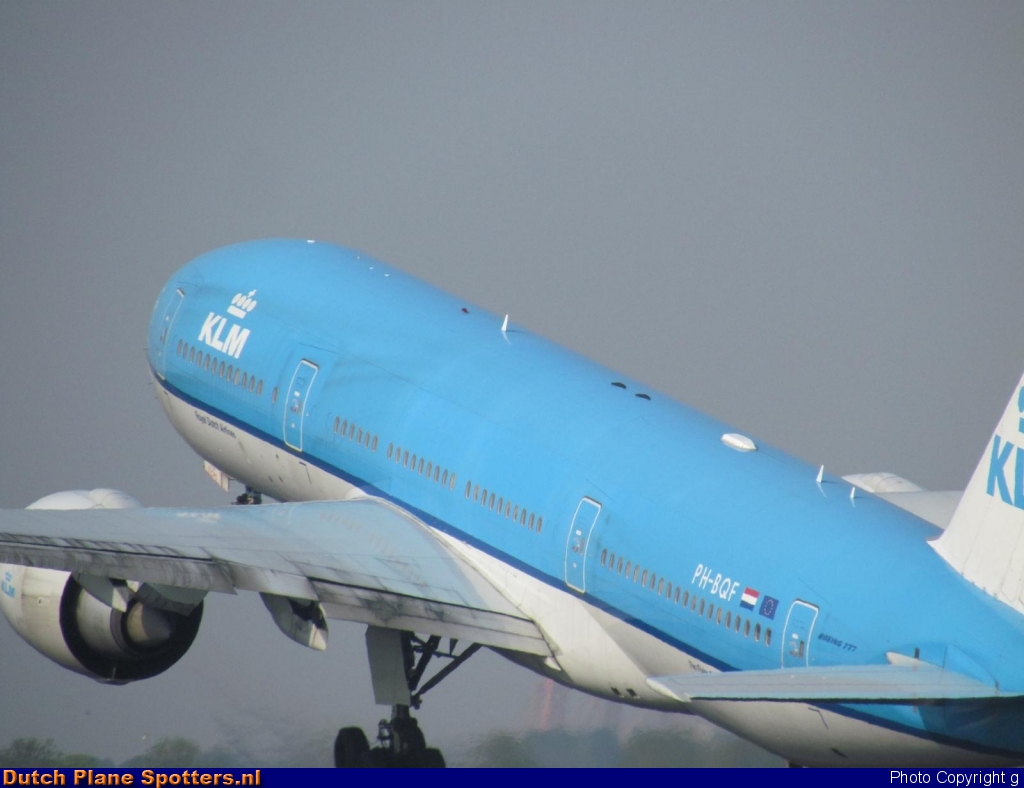 PH-BQF Boeing 777-200 KLM Royal Dutch Airlines by g