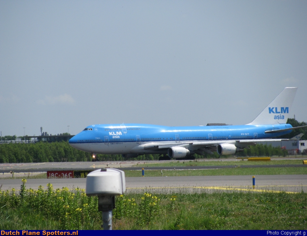PH-BFF Boeing 747-400 KLM Asia by g