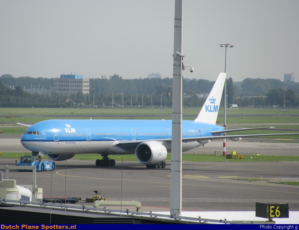 PH-BVC Boeing 777-300 KLM Royal Dutch Airlines by g