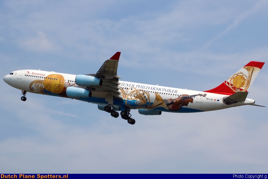 OE-LAL Airbus A340-300 Austrian Airlines by g