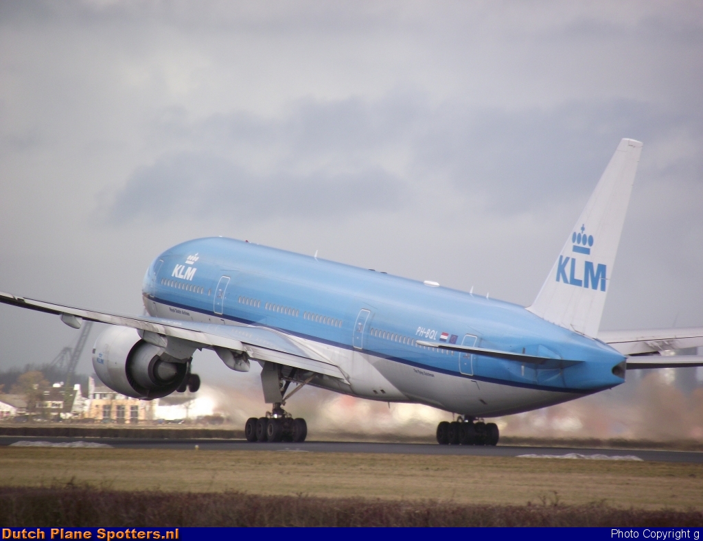PH-BQL Boeing 777-200 KLM Royal Dutch Airlines by g