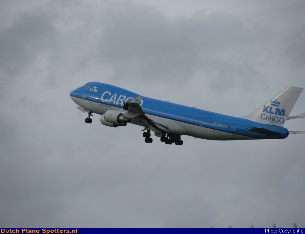 PH-CKB Boeing 747-400 KLM Cargo by g