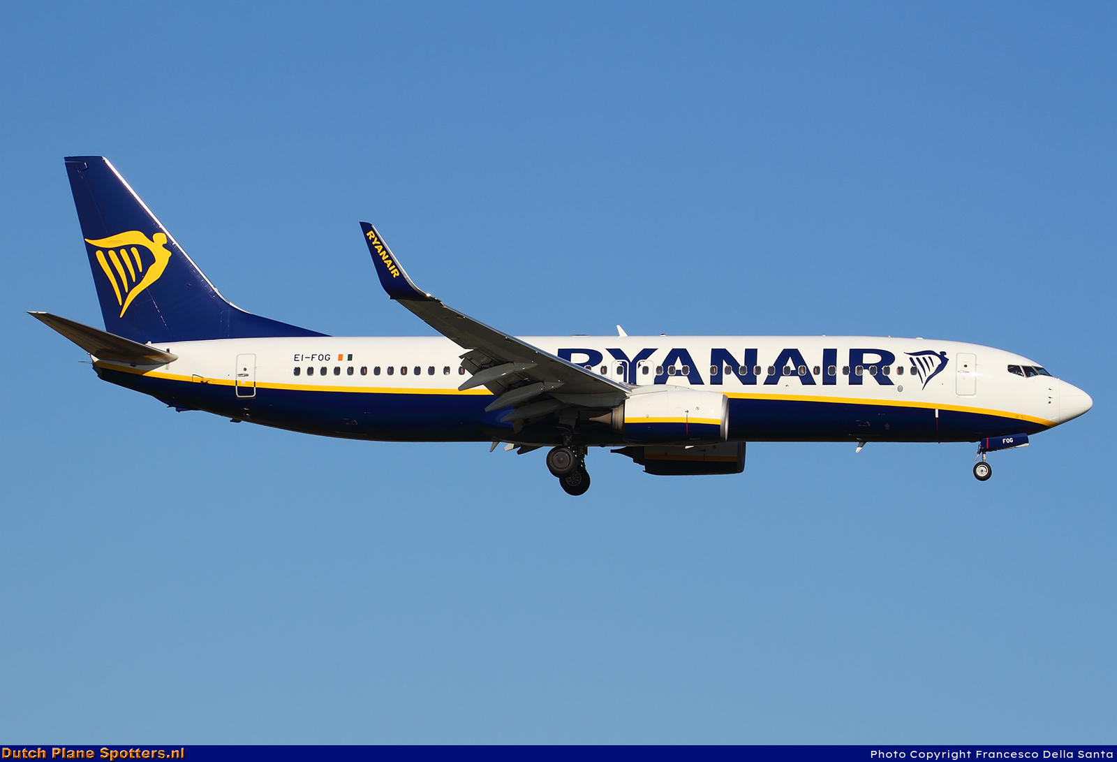 EI-FOG Boeing 737-800 Ryanair by Francesco Della Santa