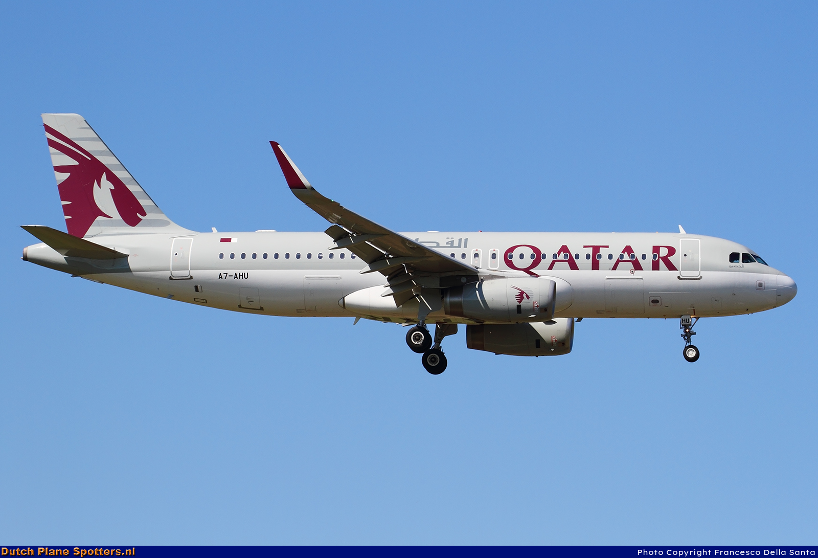 A7-AHU Airbus A320 Qatar Airways by Francesco Della Santa