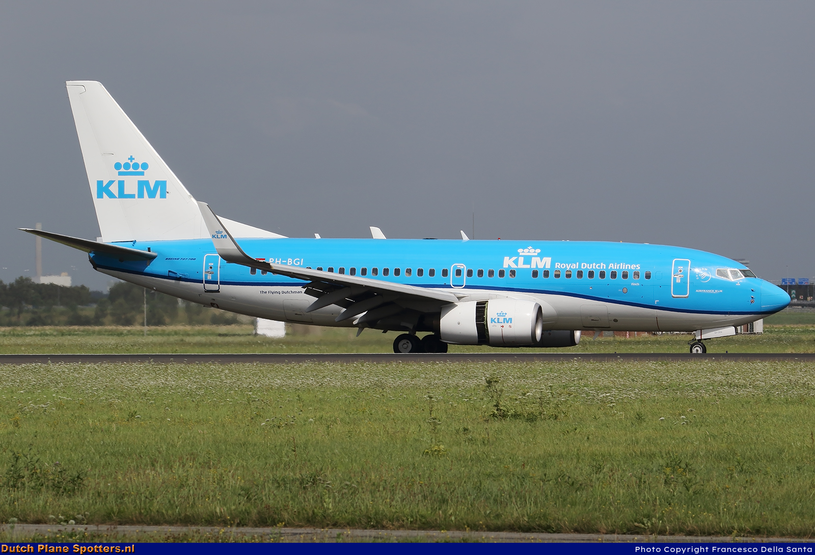 PH-BGI Boeing 737-700 KLM Royal Dutch Airlines by Francesco Della Santa