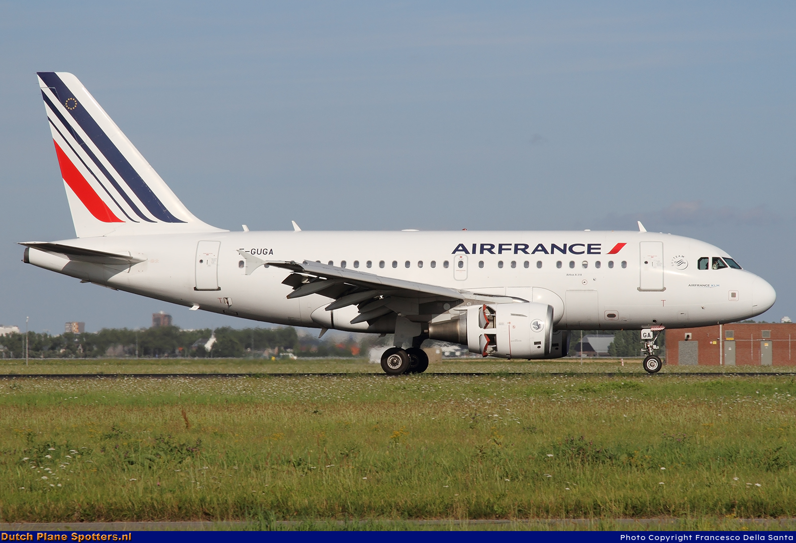 F-GUGA Airbus A318 Air France by Francesco Della Santa