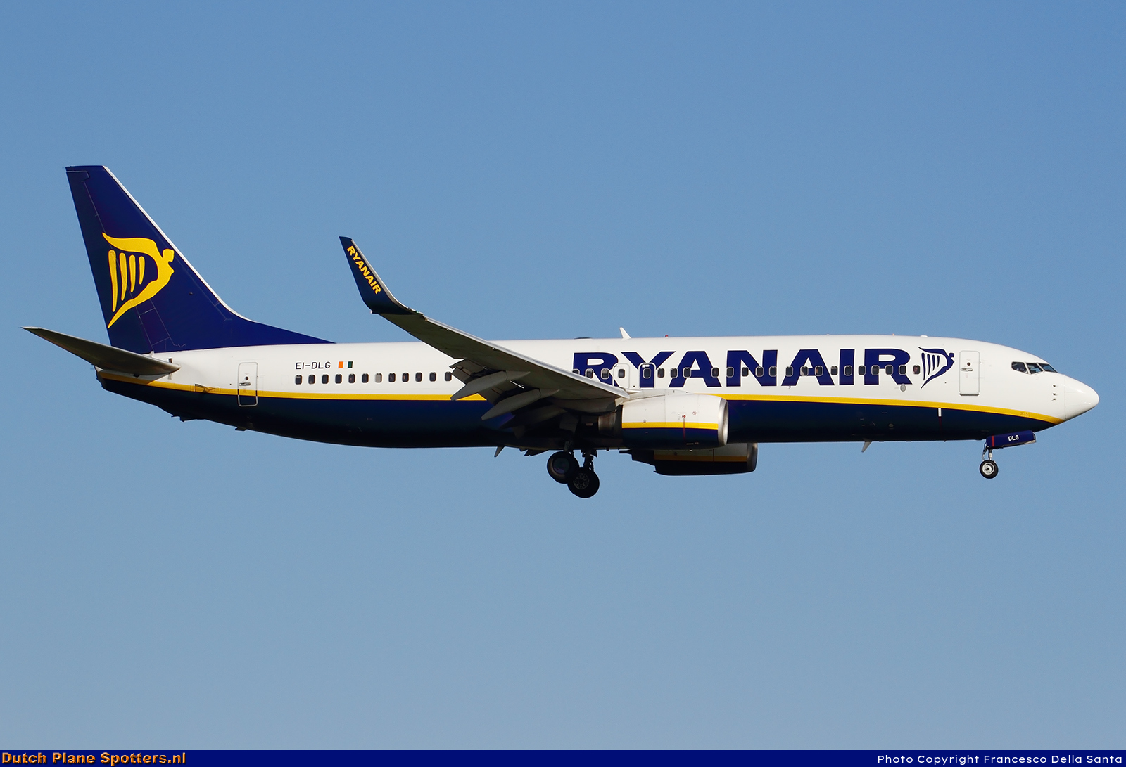 EI-DLG Boeing 737-800 Ryanair by Francesco Della Santa