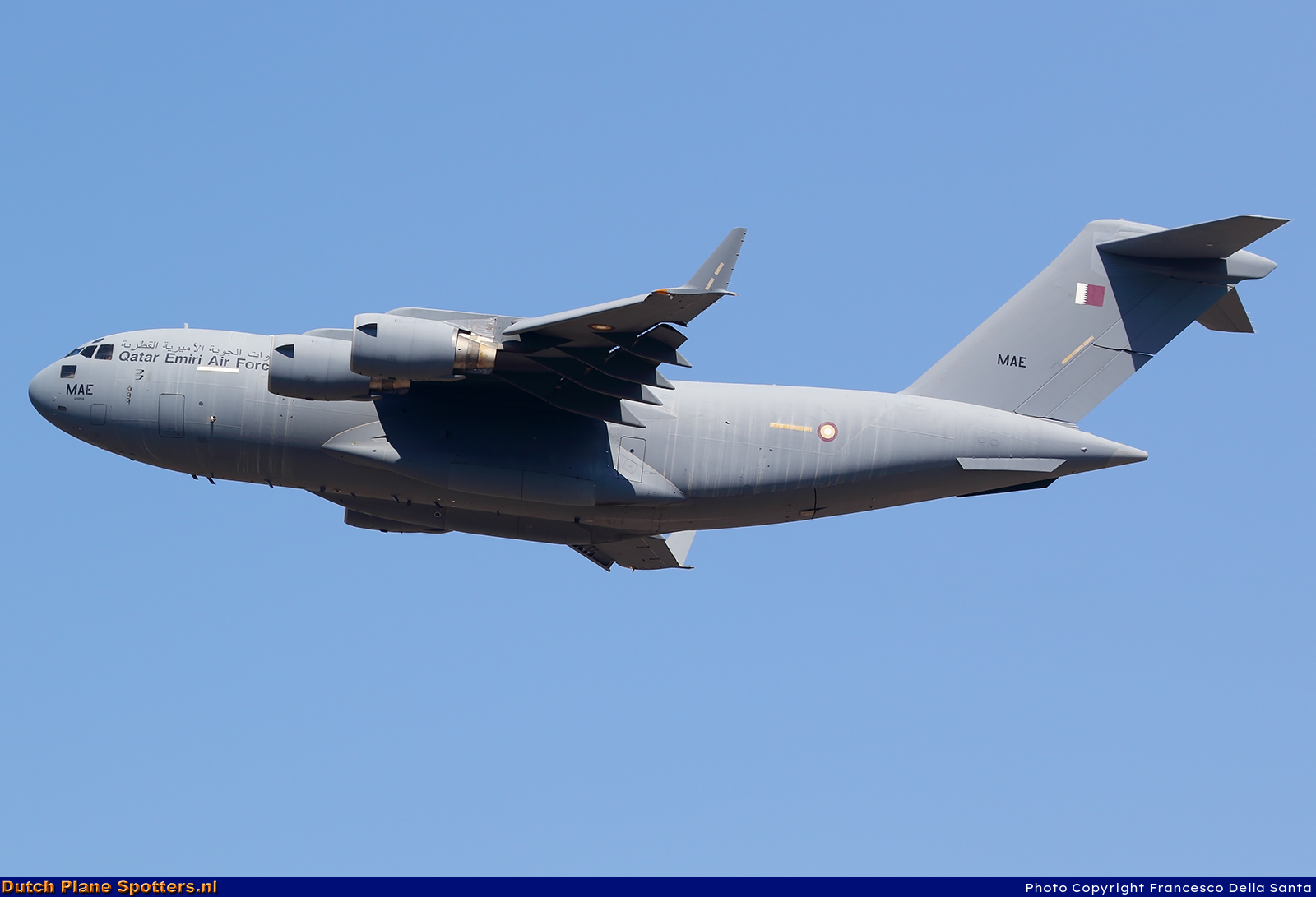 A7-MAE Boeing C-17 Globemaster III MIL - Qatar Air Force by Francesco Della Santa