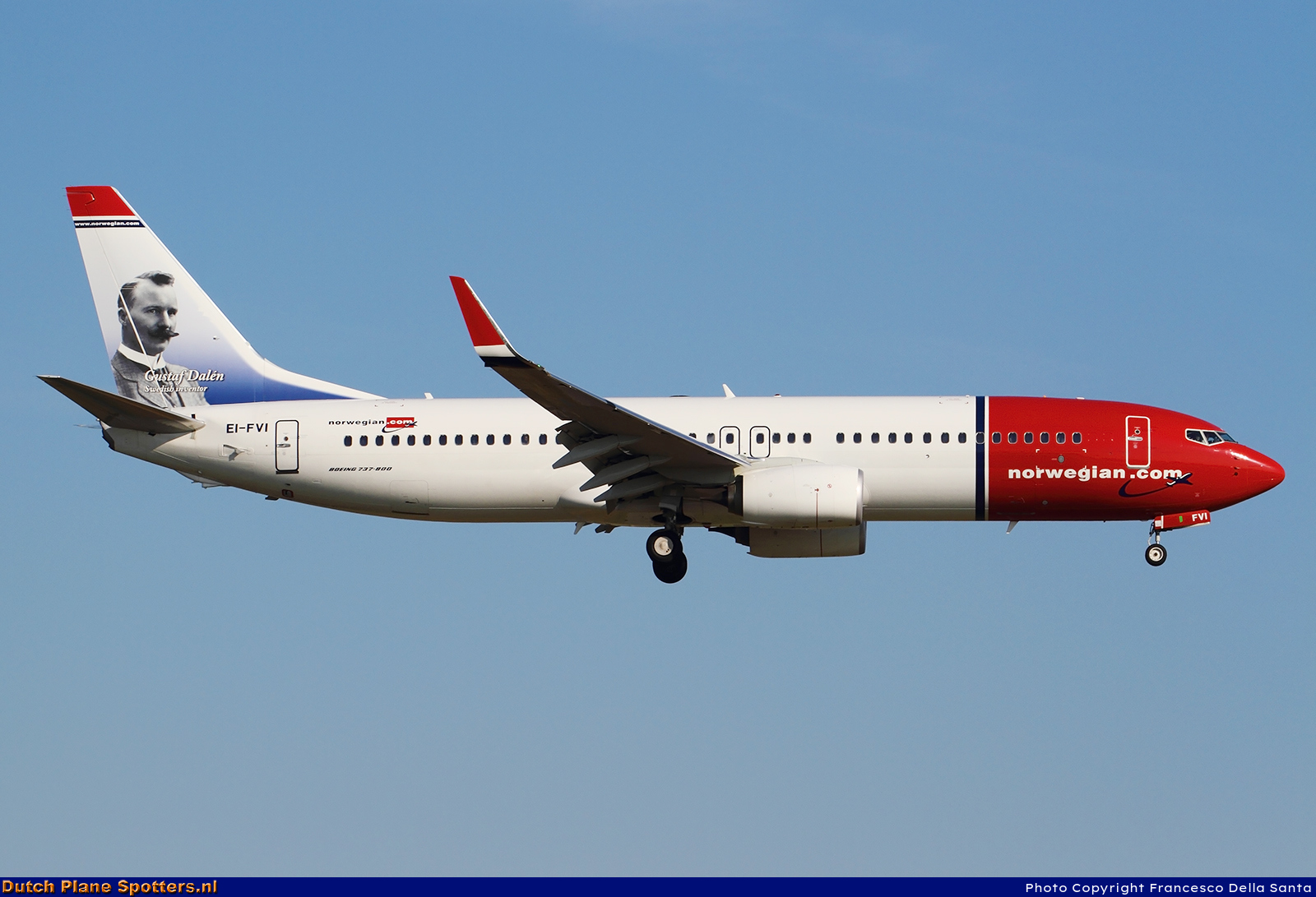 EI-FVI Boeing 737-800 Norwegian Air International by Francesco Della Santa