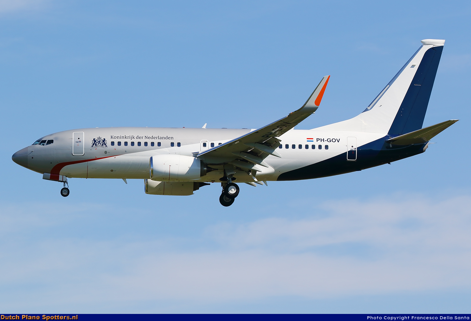 PH-GOV Boeing 737-700 Netherlands - Government by Francesco Della Santa