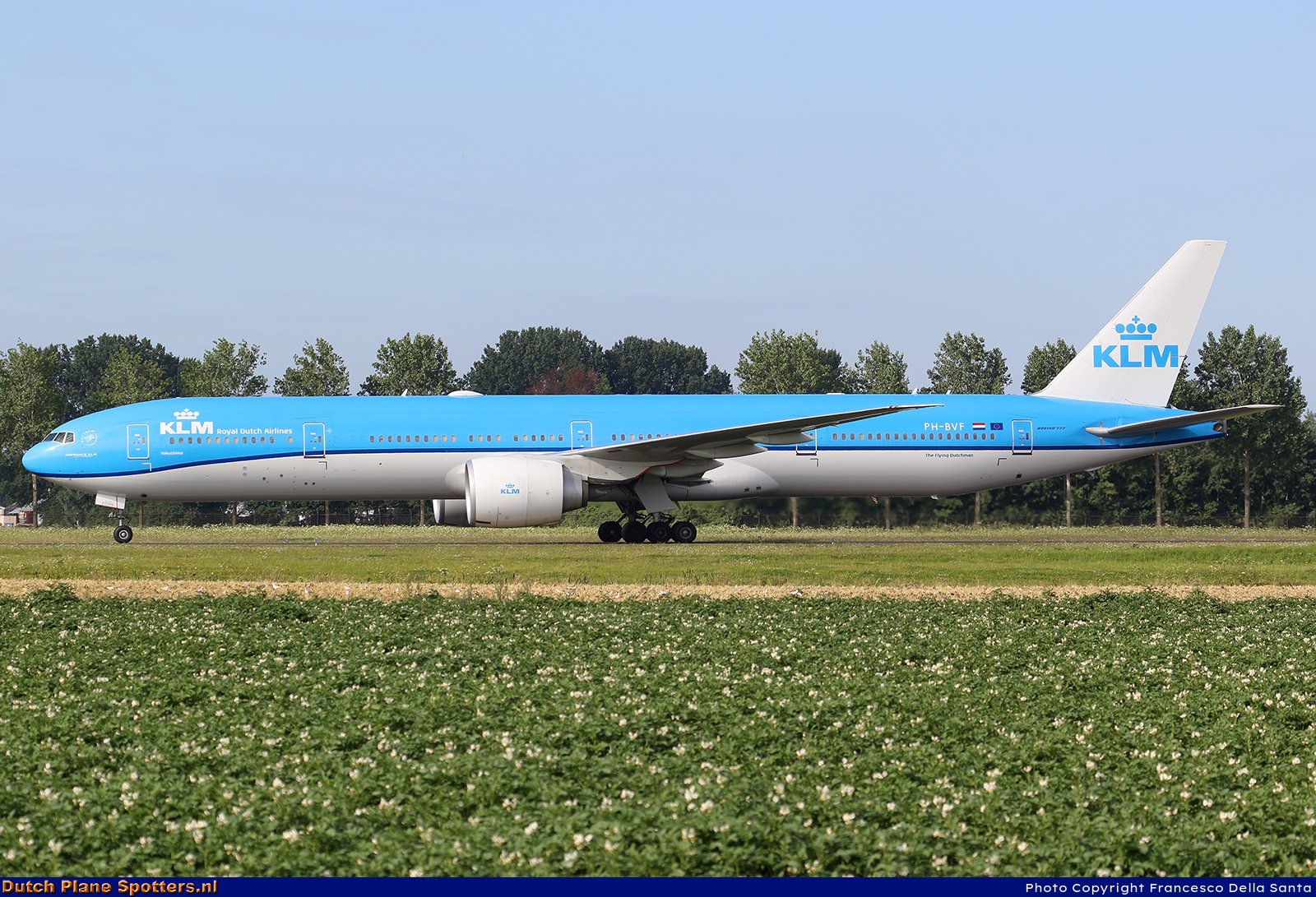 PH-BVF Boeing 777-300 KLM Royal Dutch Airlines by Francesco Della Santa