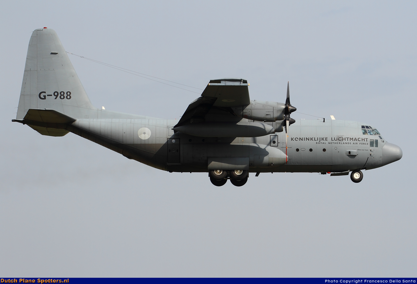 G-988 Lockheed C-130 Hercules MIL - Dutch Royal Air Force by Francesco Della Santa