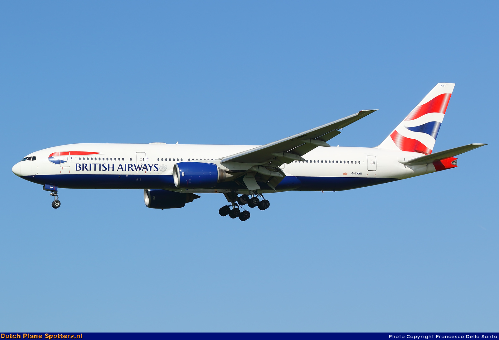 G-YMMN Boeing 777-200 British Airways by Francesco Della Santa