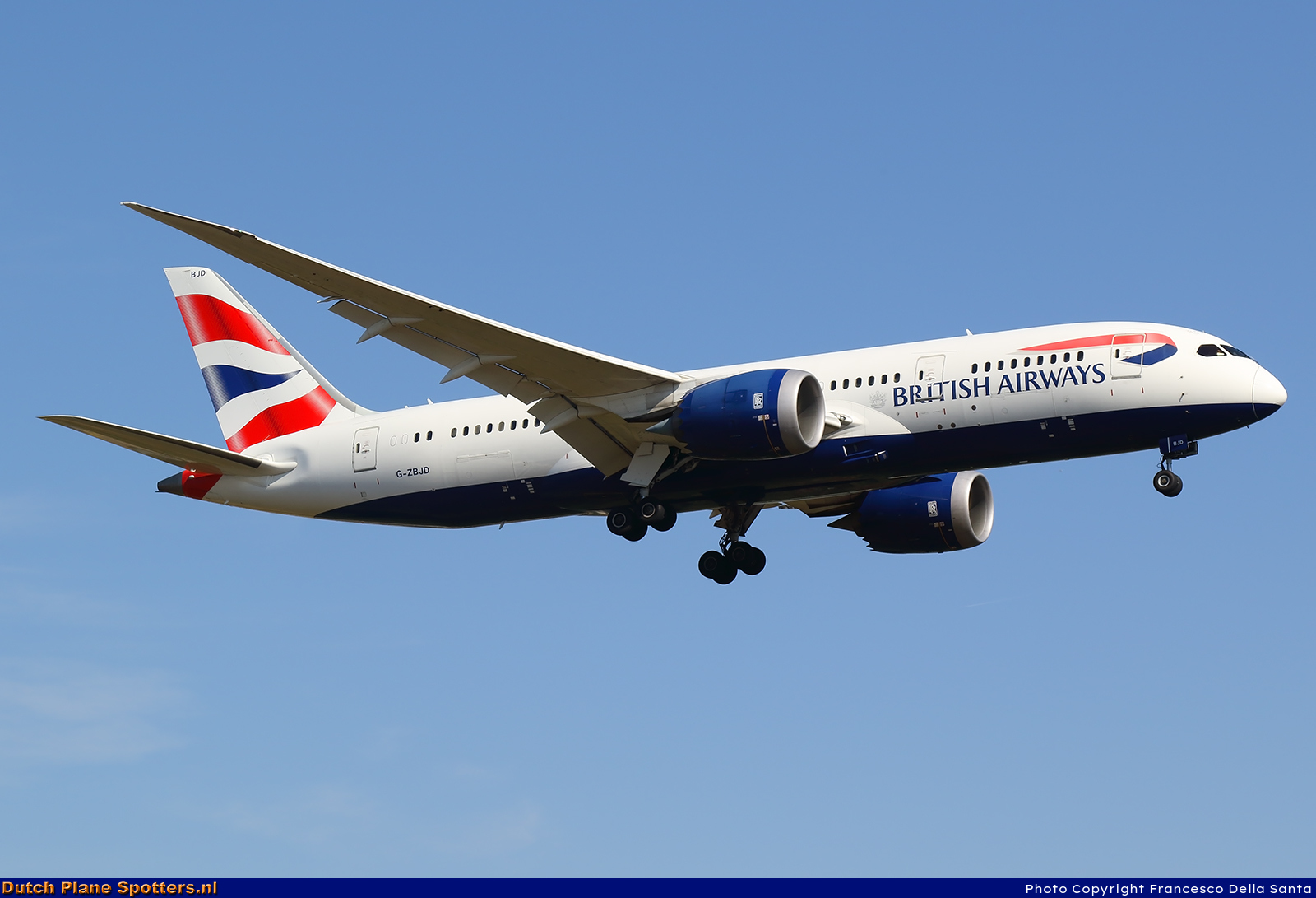 G-ZBJD Boeing 787-8 Dreamliner British Airways by Francesco Della Santa