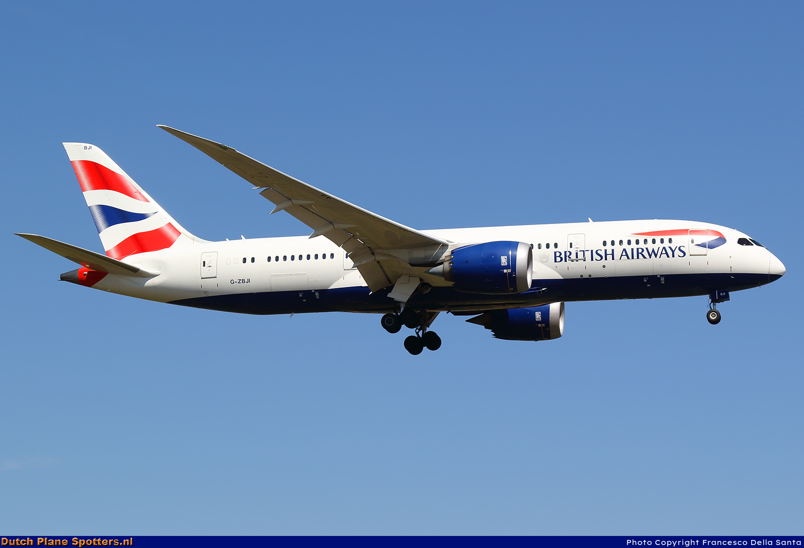 G-ZBJI Boeing 787-8 Dreamliner British Airways by Francesco Della Santa