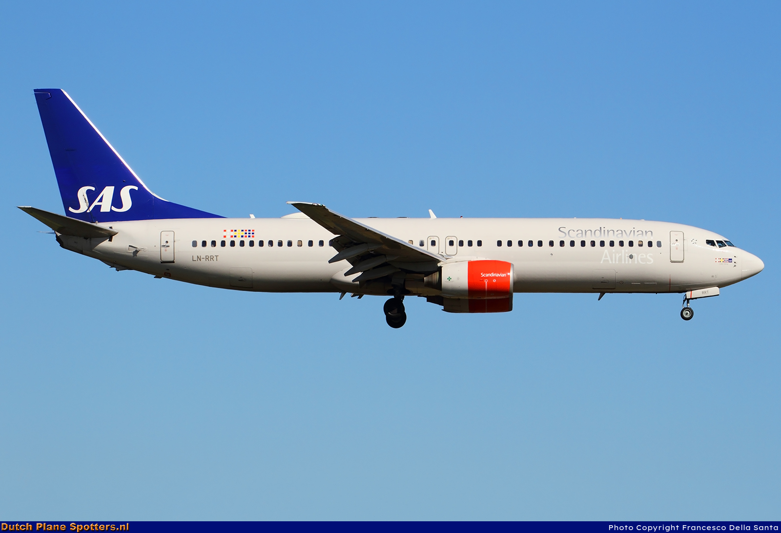 LN-RRT Boeing 737-800 SAS Scandinavian Airlines by Francesco Della Santa