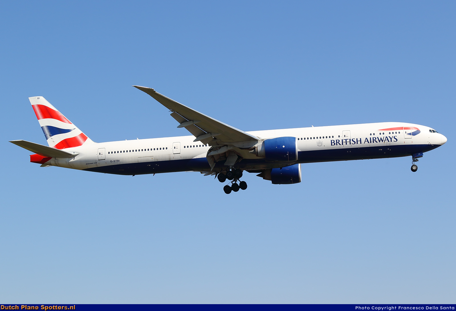 G-STBI Boeing 777-300 British Airways by Francesco Della Santa
