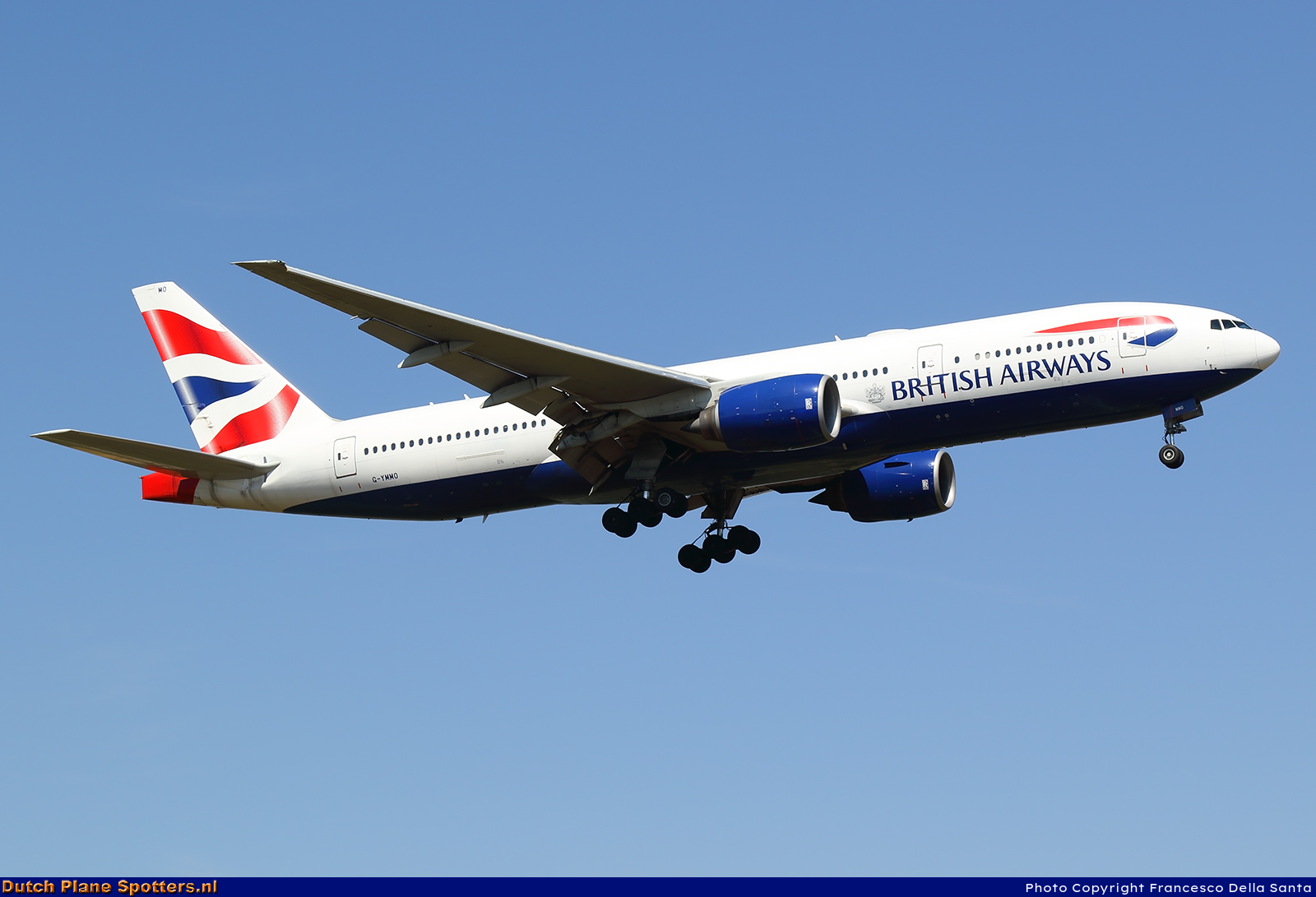 G-YMMO Boeing 777-200 British Airways by Francesco Della Santa