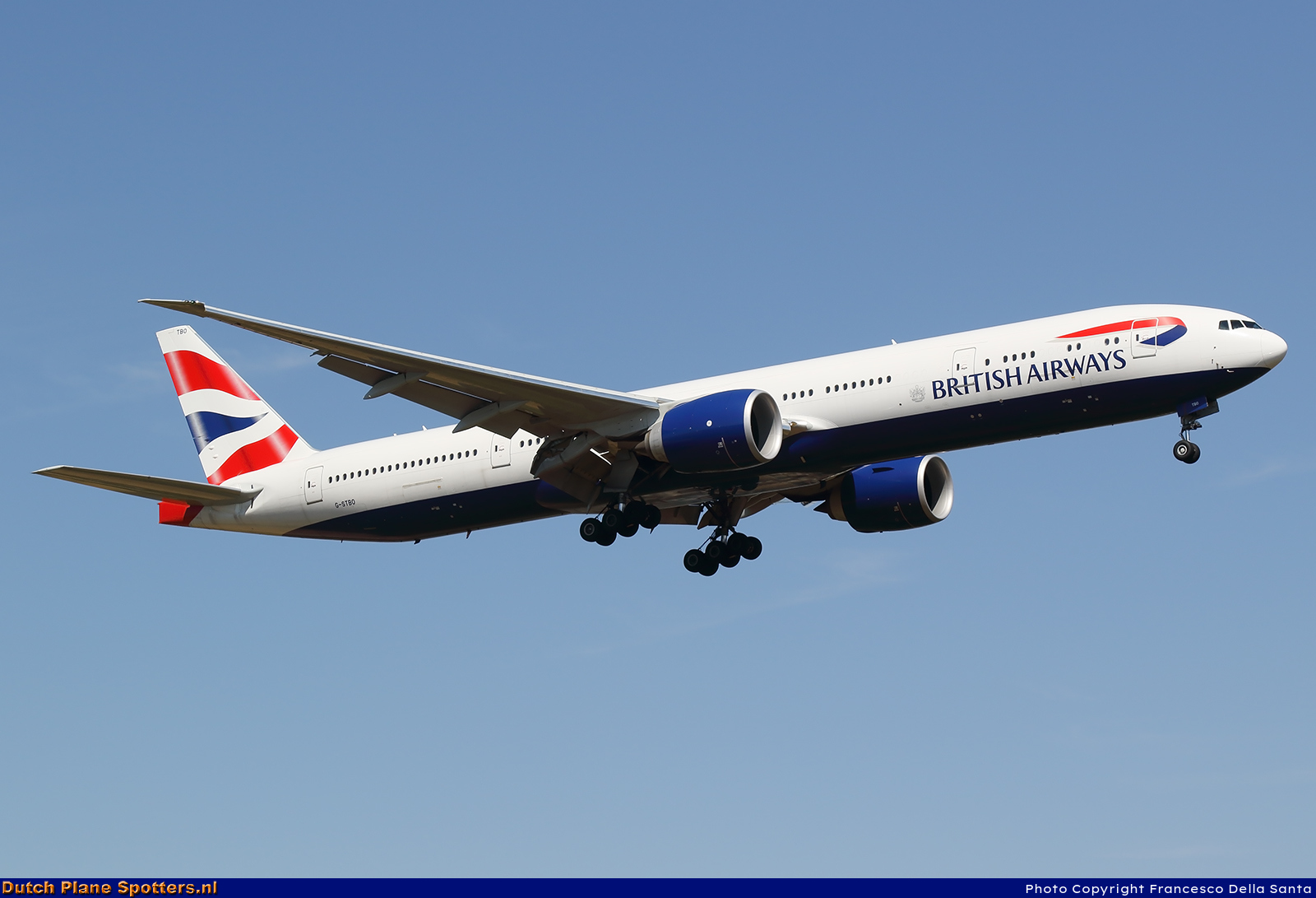 G-STBO Boeing 777-300 British Airways by Francesco Della Santa