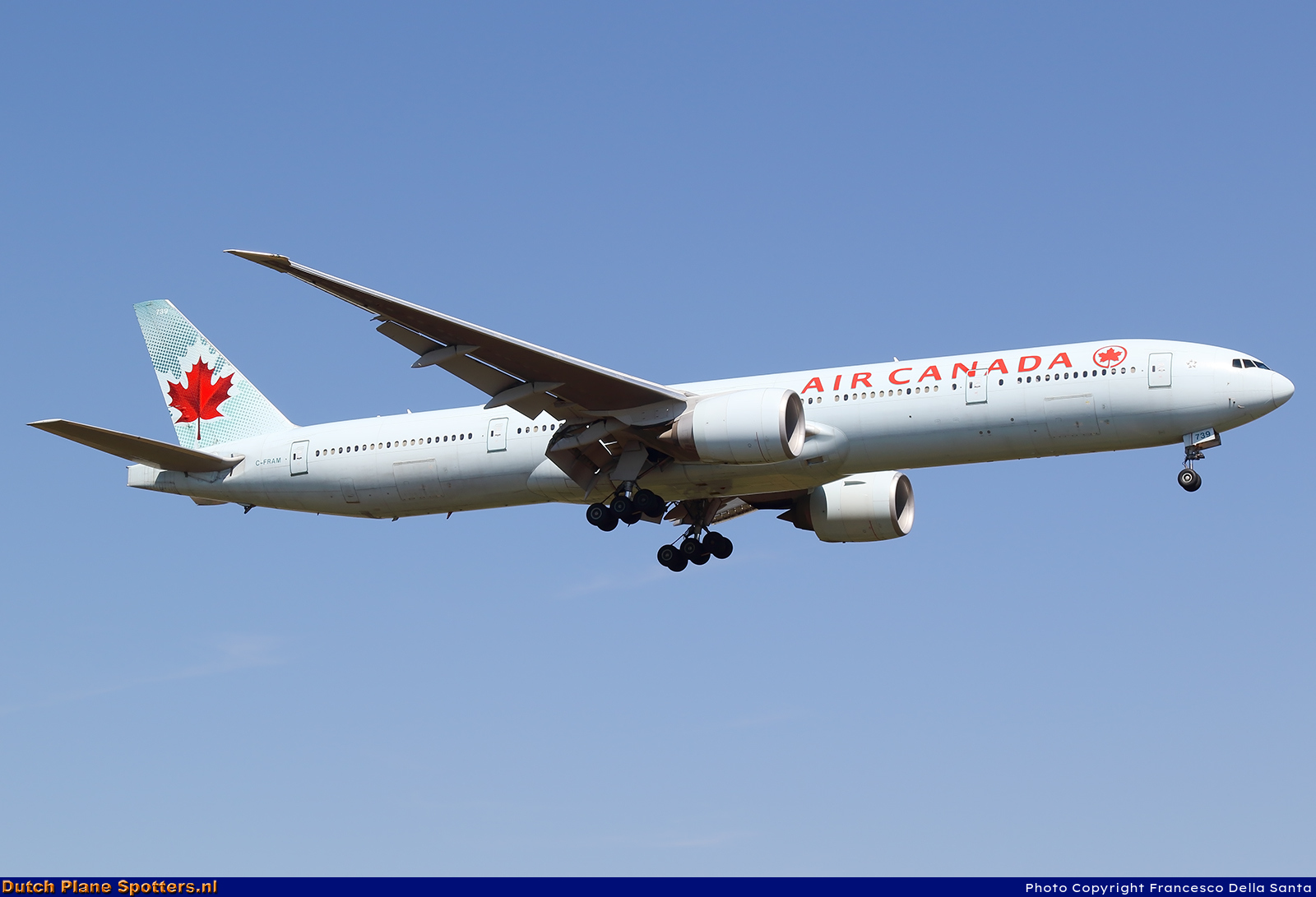 C-FRAM Boeing 777-300 Air Canada by Francesco Della Santa