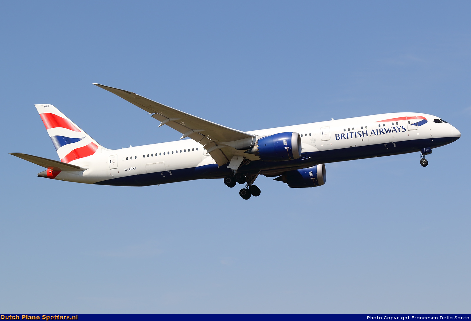 G-ZBKF Boeing 787-9 Dreamliner British Airways by Francesco Della Santa