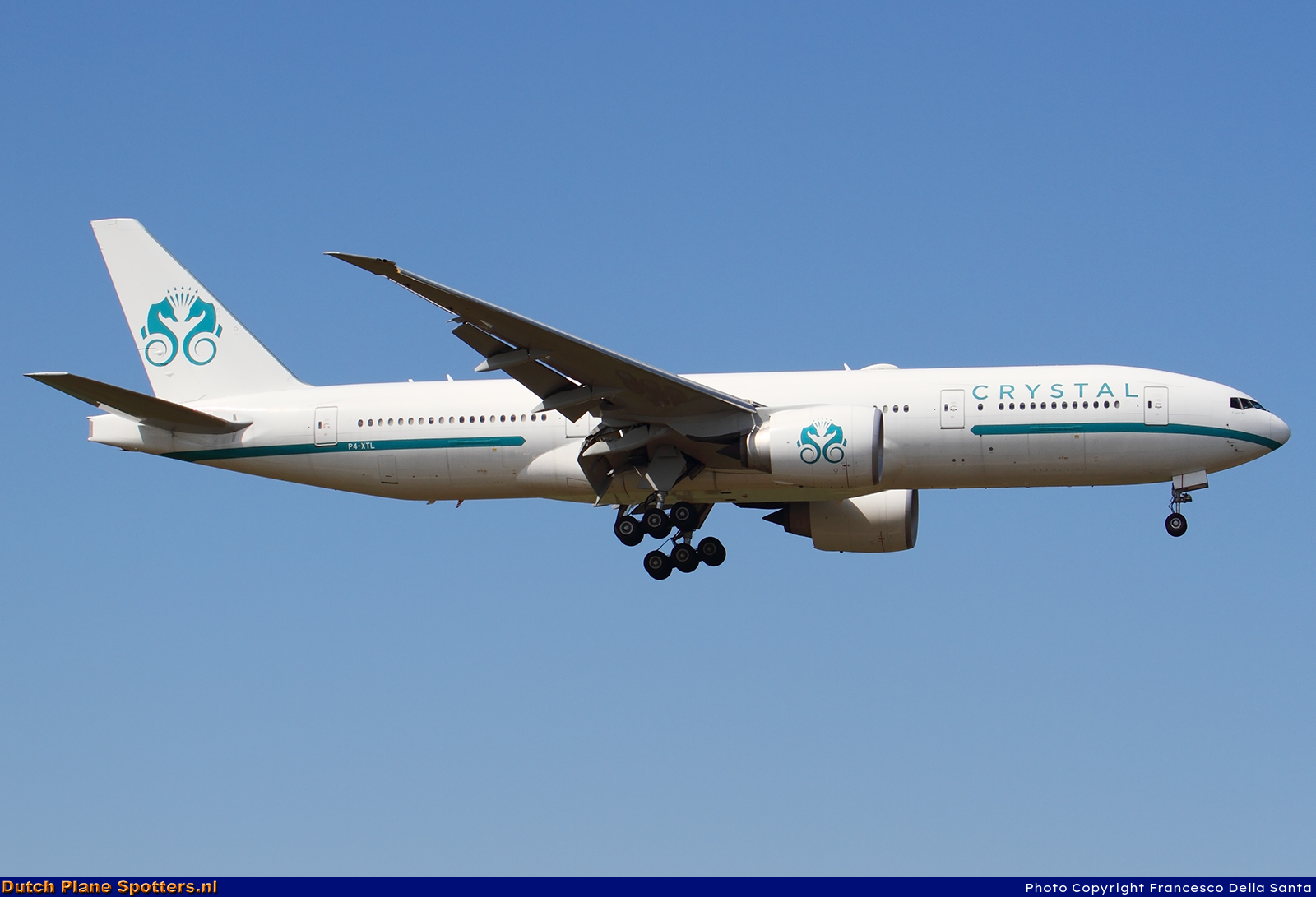 P4-XTL Boeing 777-200 Comlux Aruba (Crystal Luxury Air) by Francesco Della Santa
