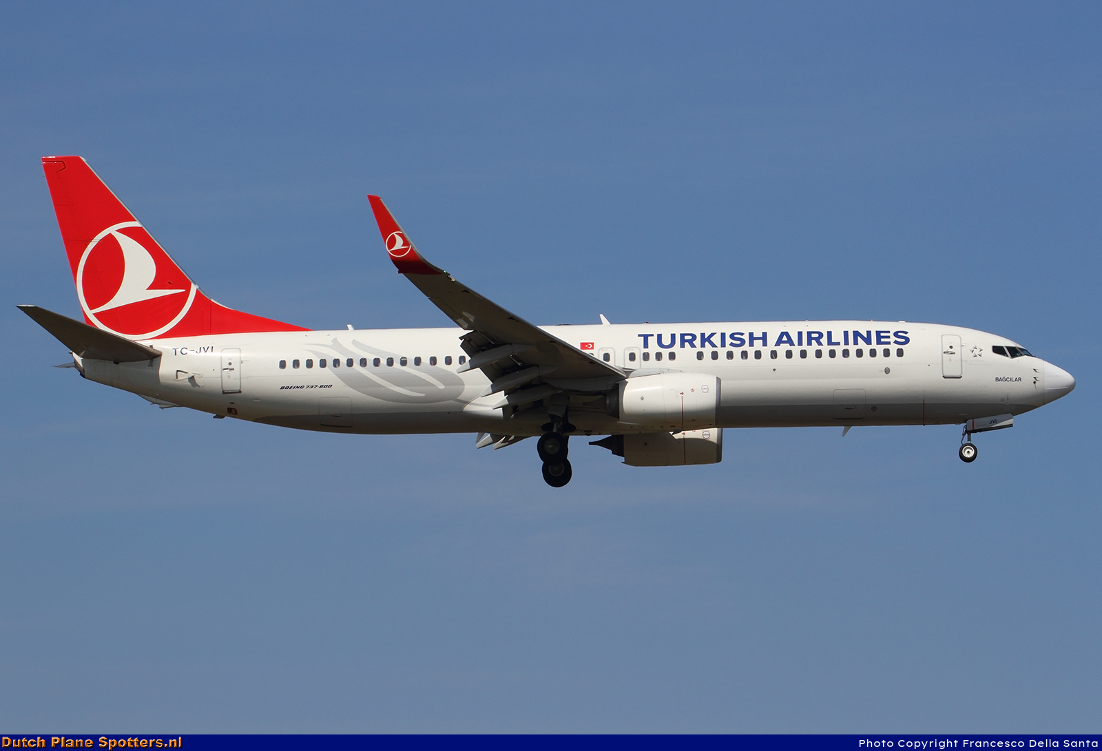 TC-JVI Boeing 737-800 Turkish Airlines by Francesco Della Santa