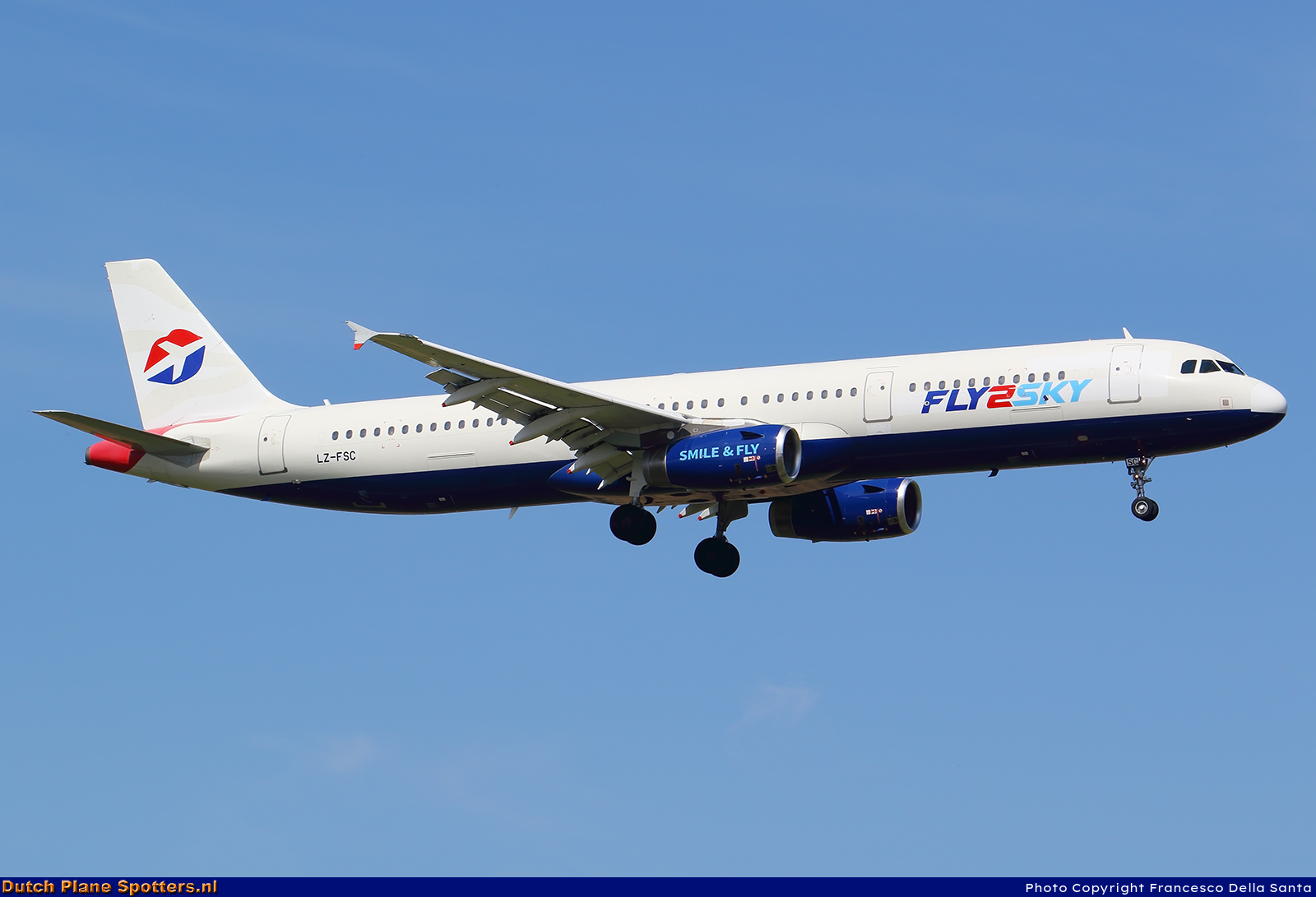LZ-FSC Airbus A321 Fly2Sky by Francesco Della Santa