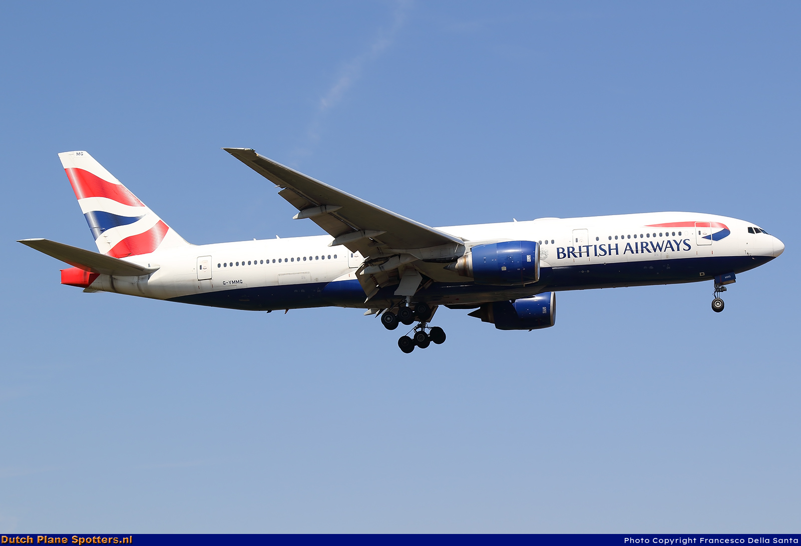 G-YMMG Boeing 777-200 British Airways by Francesco Della Santa
