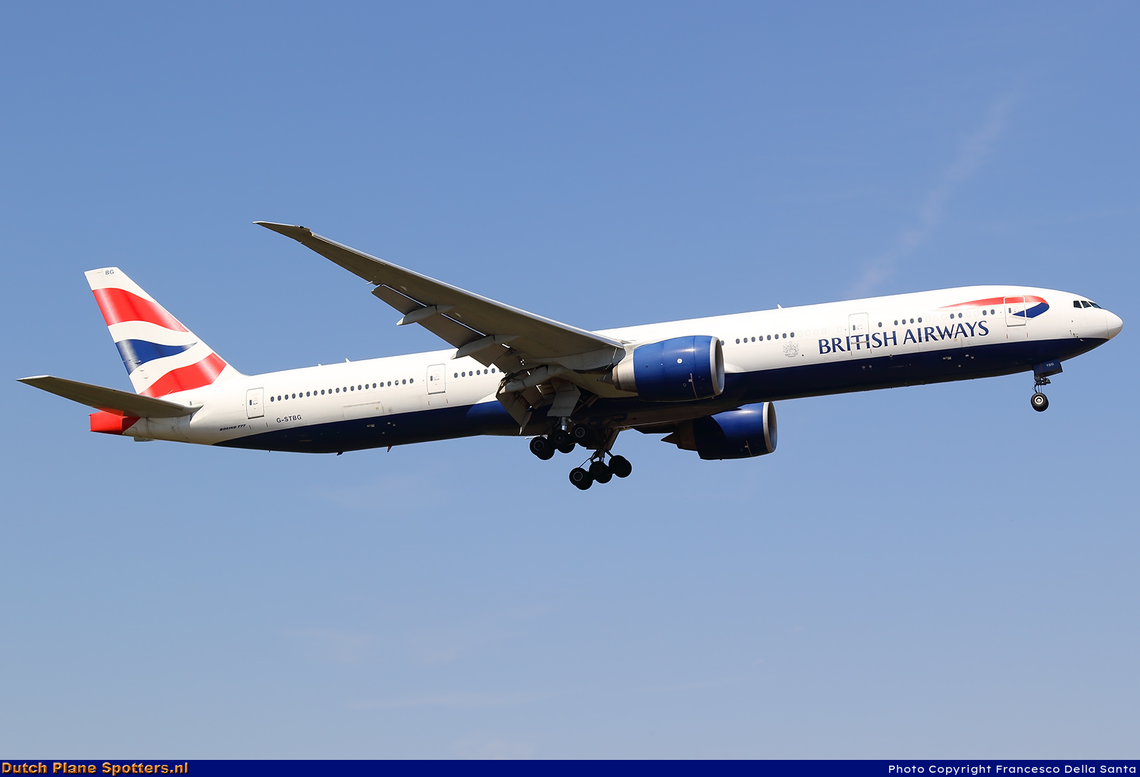 G-STBG Boeing 777-300 British Airways by Francesco Della Santa