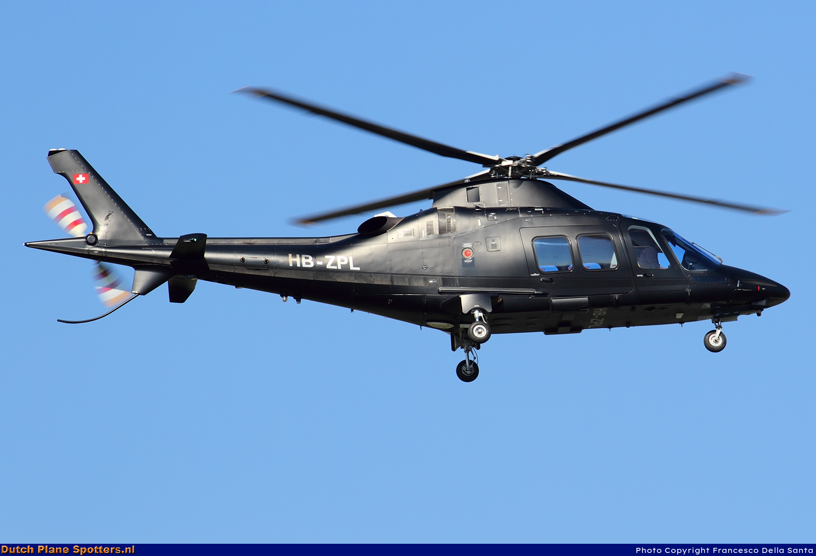 HB-ZPL Agusta-Westland AW-109SP Swiss Helicopter by Francesco Della Santa