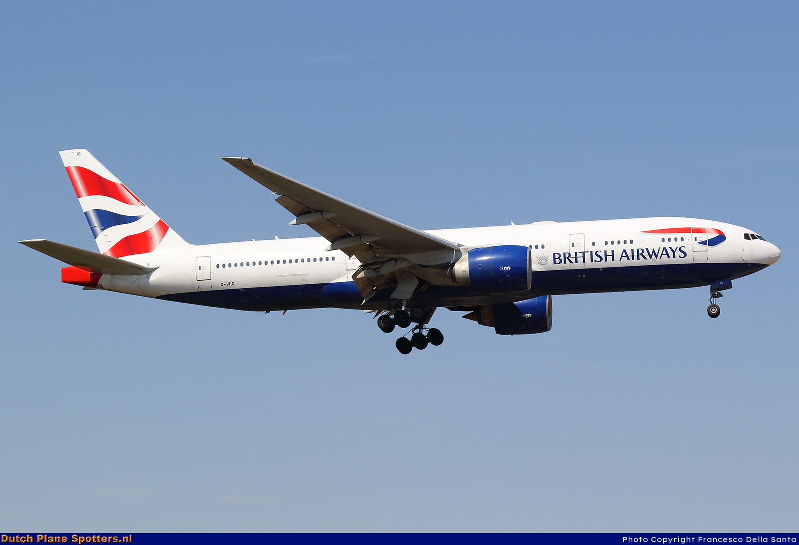 G-VIIG Boeing 777-200 British Airways by Francesco Della Santa