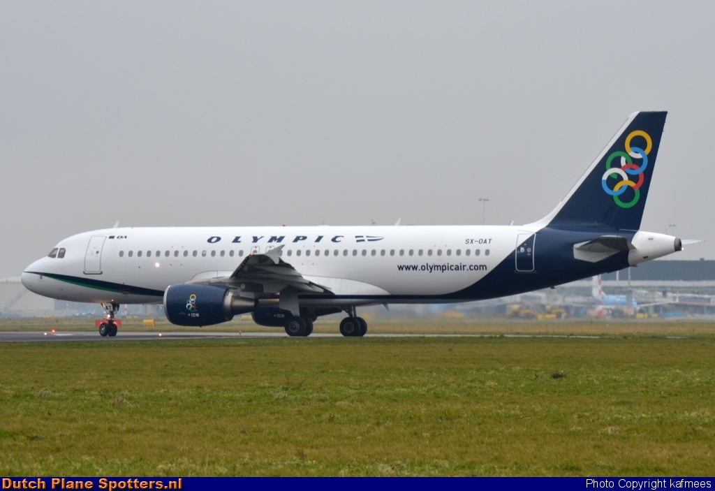 SX-OAT Airbus A320 Olympic Air by Peter Veerman