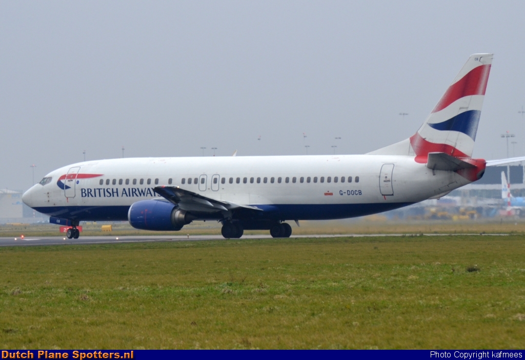 G-DOCB Boeing 737-400 British Airways by Peter Veerman