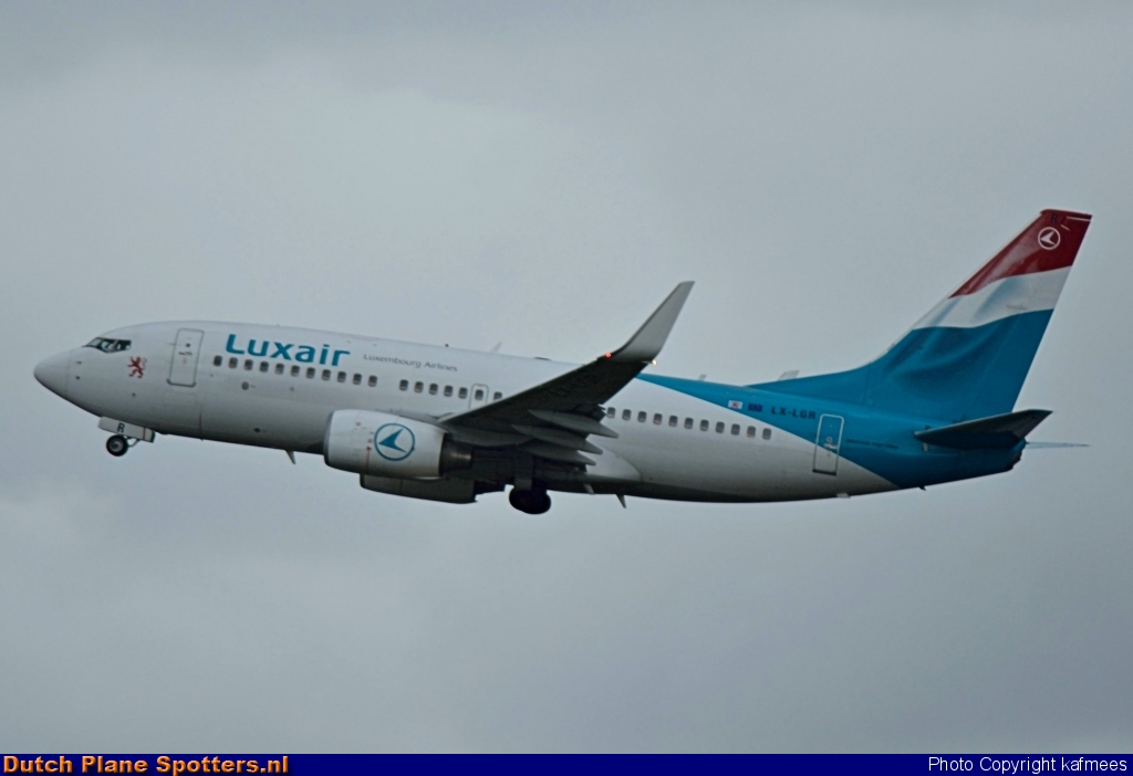 LX-LGR Boeing 737-700 Luxair - Luxembourg Airlines by Peter Veerman
