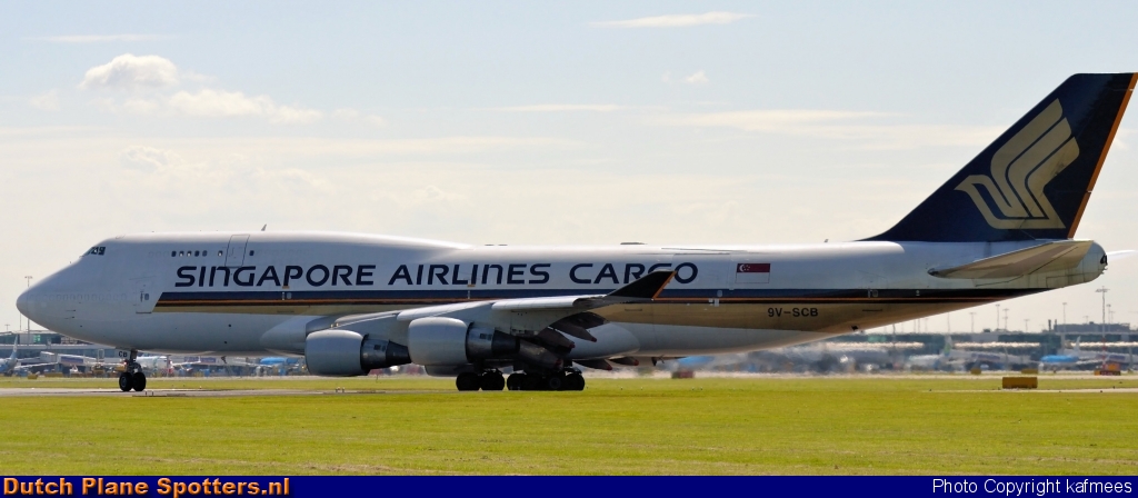 9V-SCB Boeing 747-400 Singapore Airlines Cargo by Peter Veerman