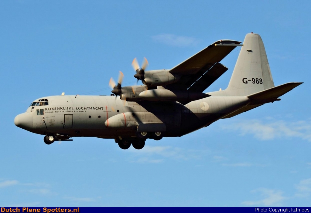 G-988 Lockheed C-130 Hercules MIL - Dutch Royal Air Force by Peter Veerman