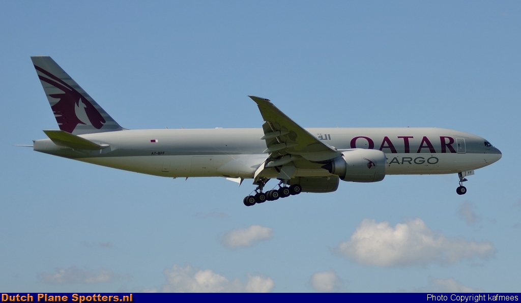 A7-BFF Boeing 777-F Qatar Airways Cargo by Peter Veerman