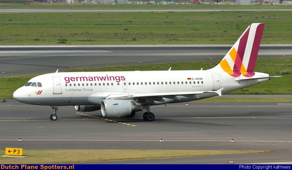 D-AKNK Airbus A319 Germanwings by Peter Veerman
