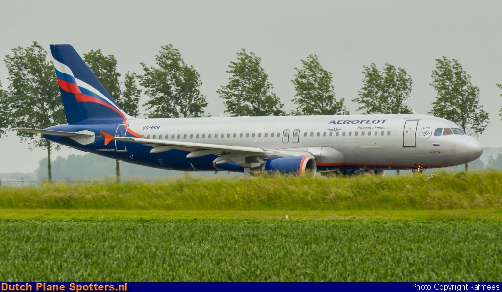 VQ-BCM Airbus A320 Aeroflot - Russian Airlines by Peter Veerman