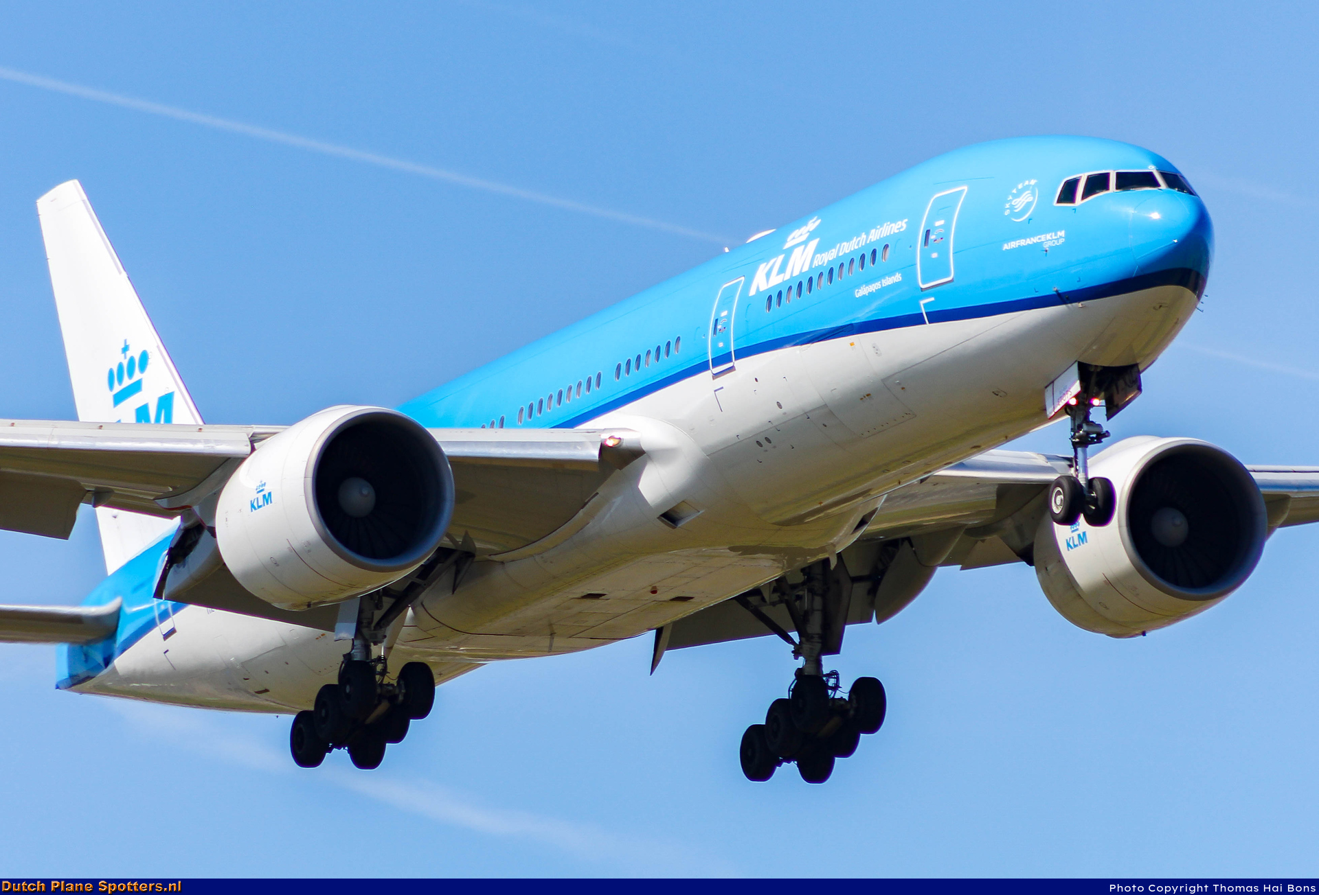 PH-BQG Boeing 777-200 KLM Royal Dutch Airlines by Thomas Hai Bons