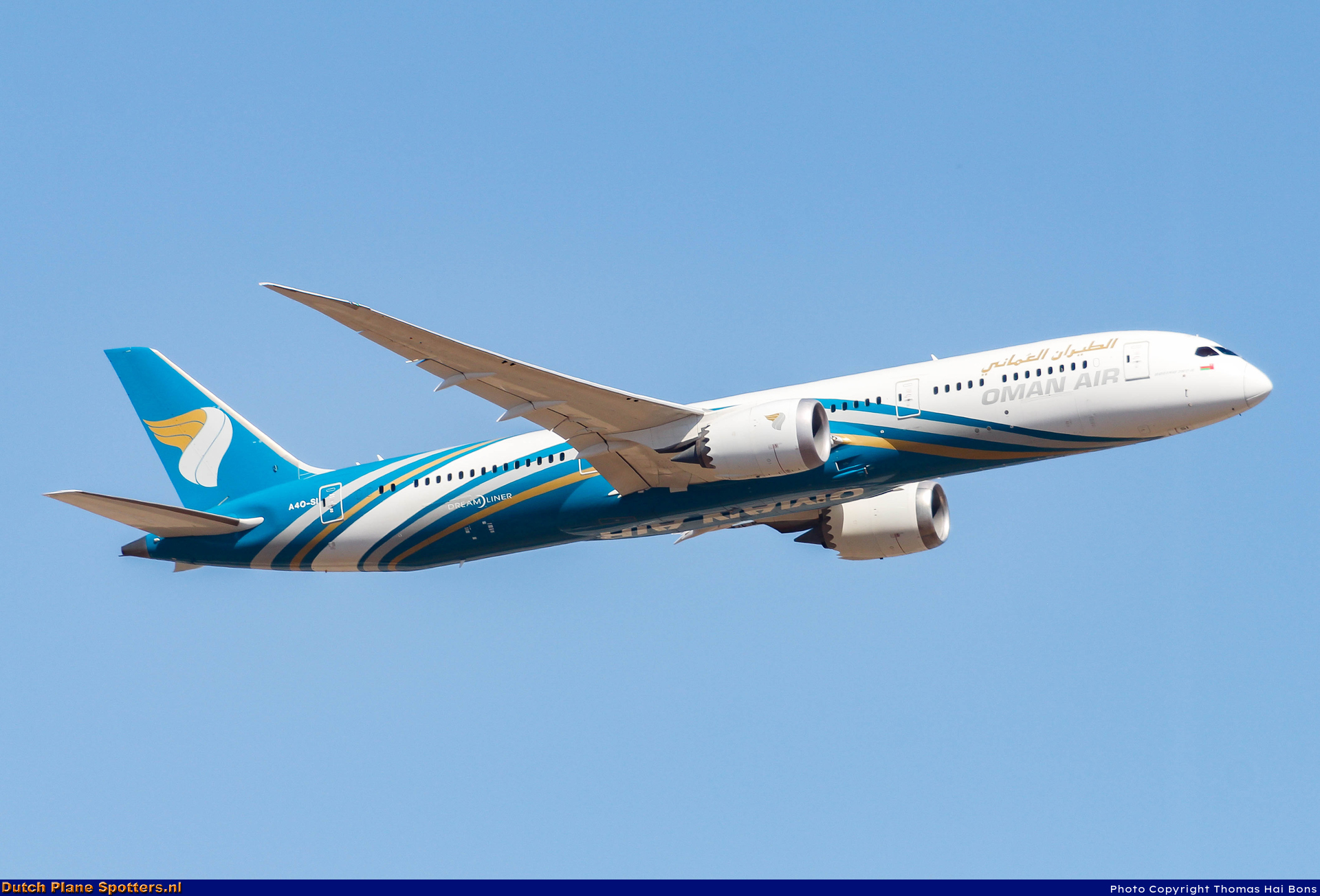 A4O-SI Boeing 787-9 Dreamliner Oman Air by Thomas Hai Bons