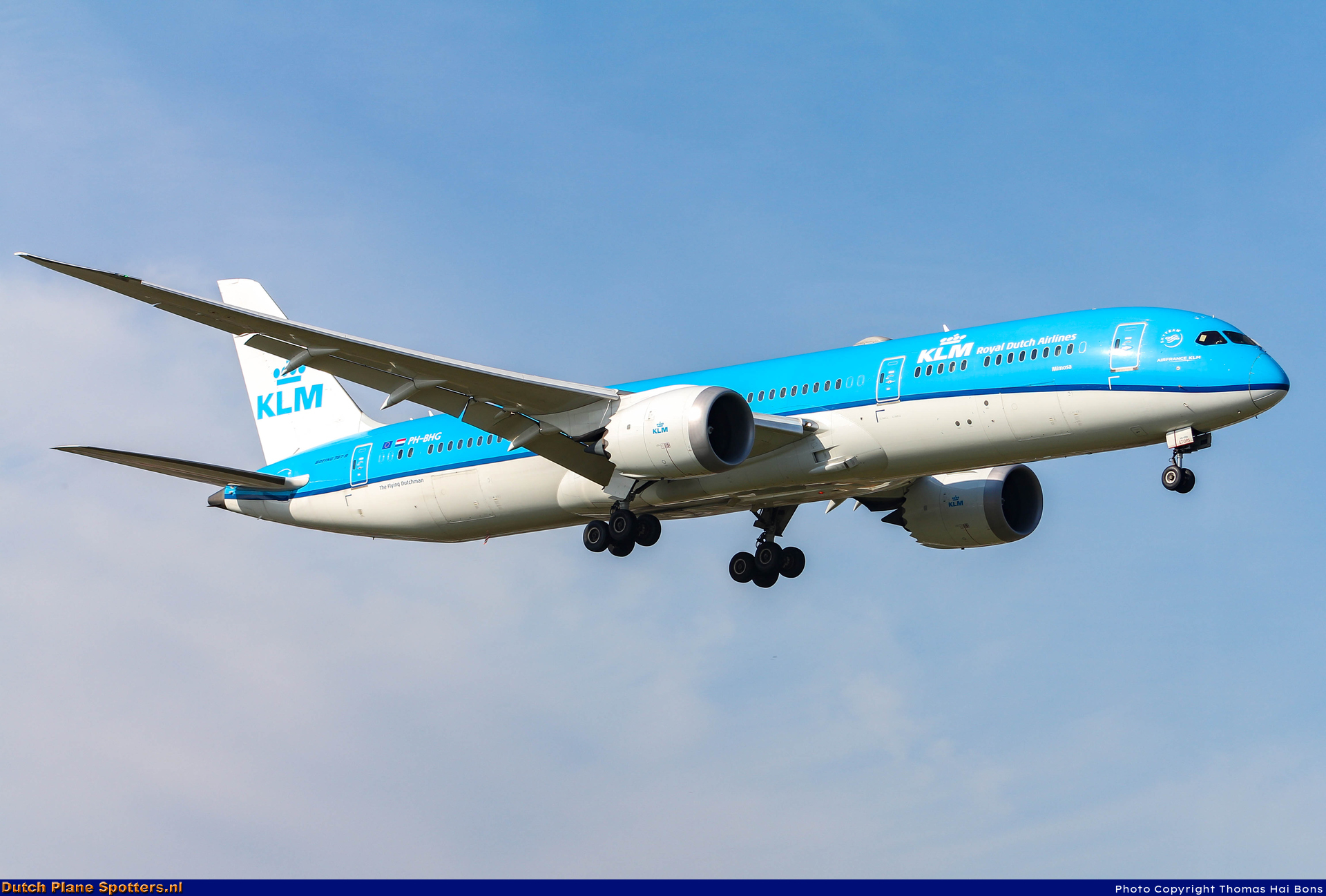 PH-BHG Boeing 787-9 Dreamliner KLM Royal Dutch Airlines by Thomas Hai Bons