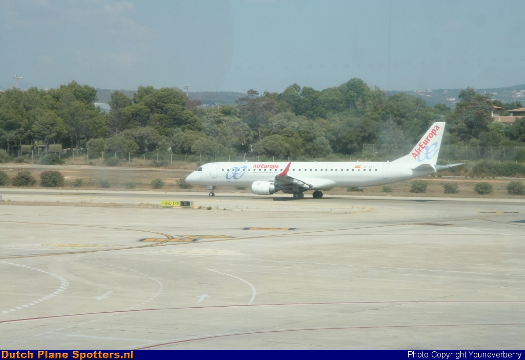 EC-KYO Embraer 195 Air Europa by Youneverberry