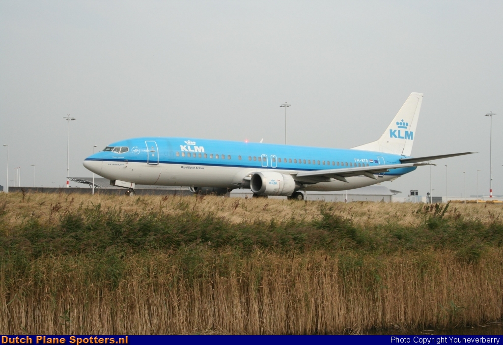 PH-BTB Boeing 737-400 KLM Royal Dutch Airlines by Youneverberry