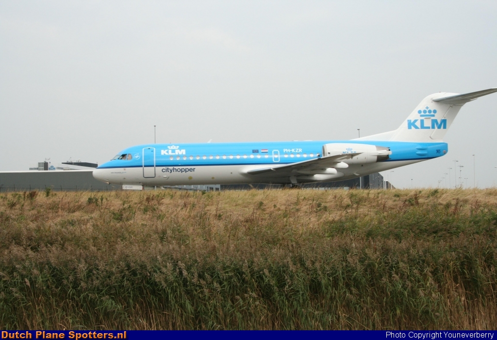 PH-KZR Fokker 70 KLM Cityhopper by Youneverberry