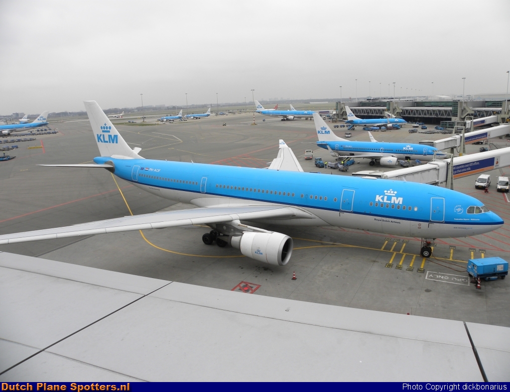 PH-AOF Airbus A330-200 KLM Royal Dutch Airlines by dickbonarius