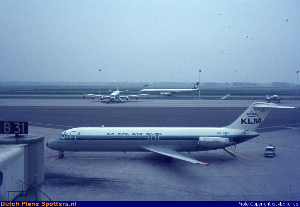 PH-DNP Douglas DC9 KLM Royal Dutch Airlines by dickbonarius