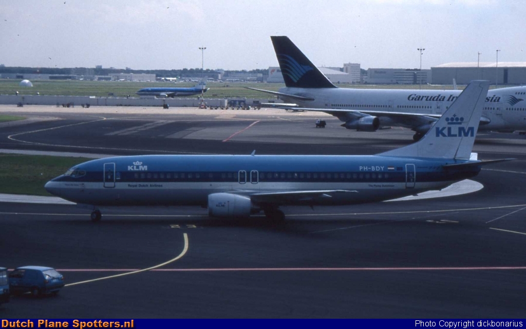 PH-BDY Boeing 737-400 KLM Royal Dutch Airlines by dickbonarius